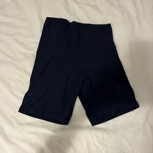 TNA active biker shorts navy blue